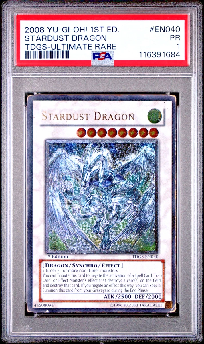 Stardust Dragon Yu-Gi-Oh! TCG Ultimate Rare Individual Collectible