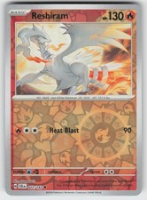 Reshiram [Reverse Holo] #22 Prices | Pokemon Stellar Crown