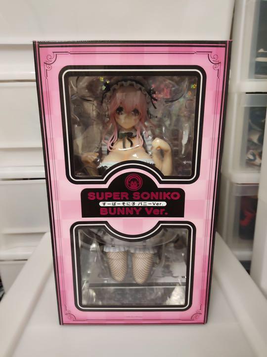 SUPER SONIC Super Sonico NITRO Bunny Ver. 1/4 PVC figure FREEing