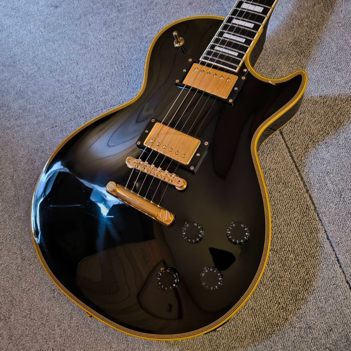 Edwards ESP Les Paul Custom Black Electric Guitar Edwards E-LP-130