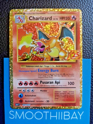 Charizard s8a-P 001/025 25th Anniversary Pokemon Card Indonesia | eBay
