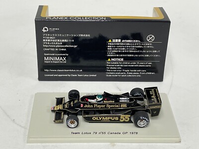 1/43 Spark F1 Lotus 79 #55 JPS 1978 Canadian G.P. J.P. Jarier