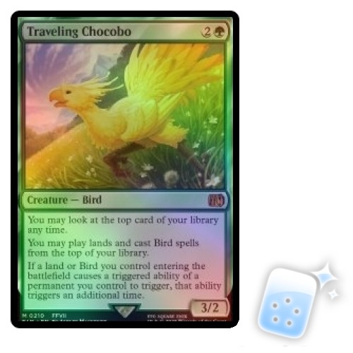 FOIL TRAVELING CHOCOBO (210) Final Fantasy FIN Magic MTG MINT CARD