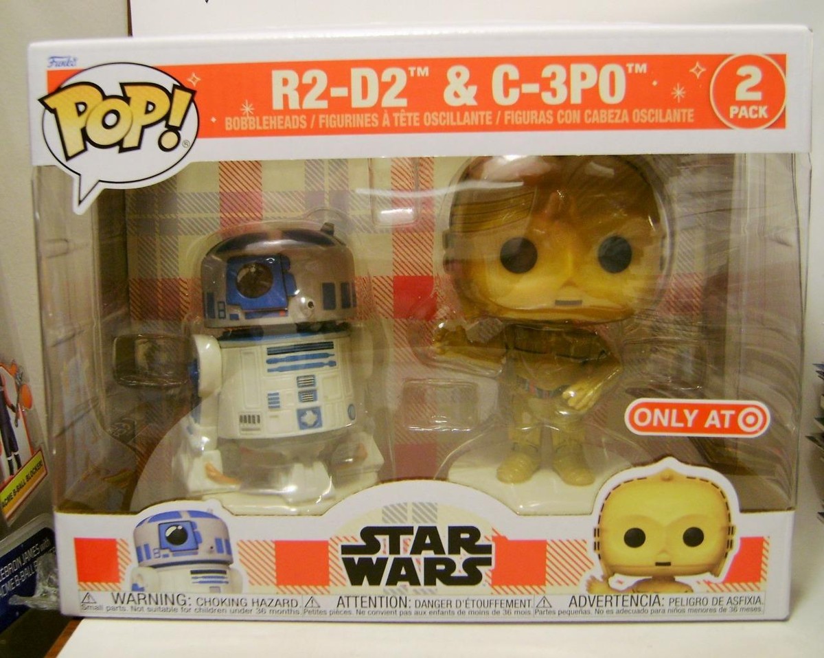 R2-D2 & C-3PO STAR WARS DISNEY 100 YEARS T 2 PACK TARGET FUNKO POP