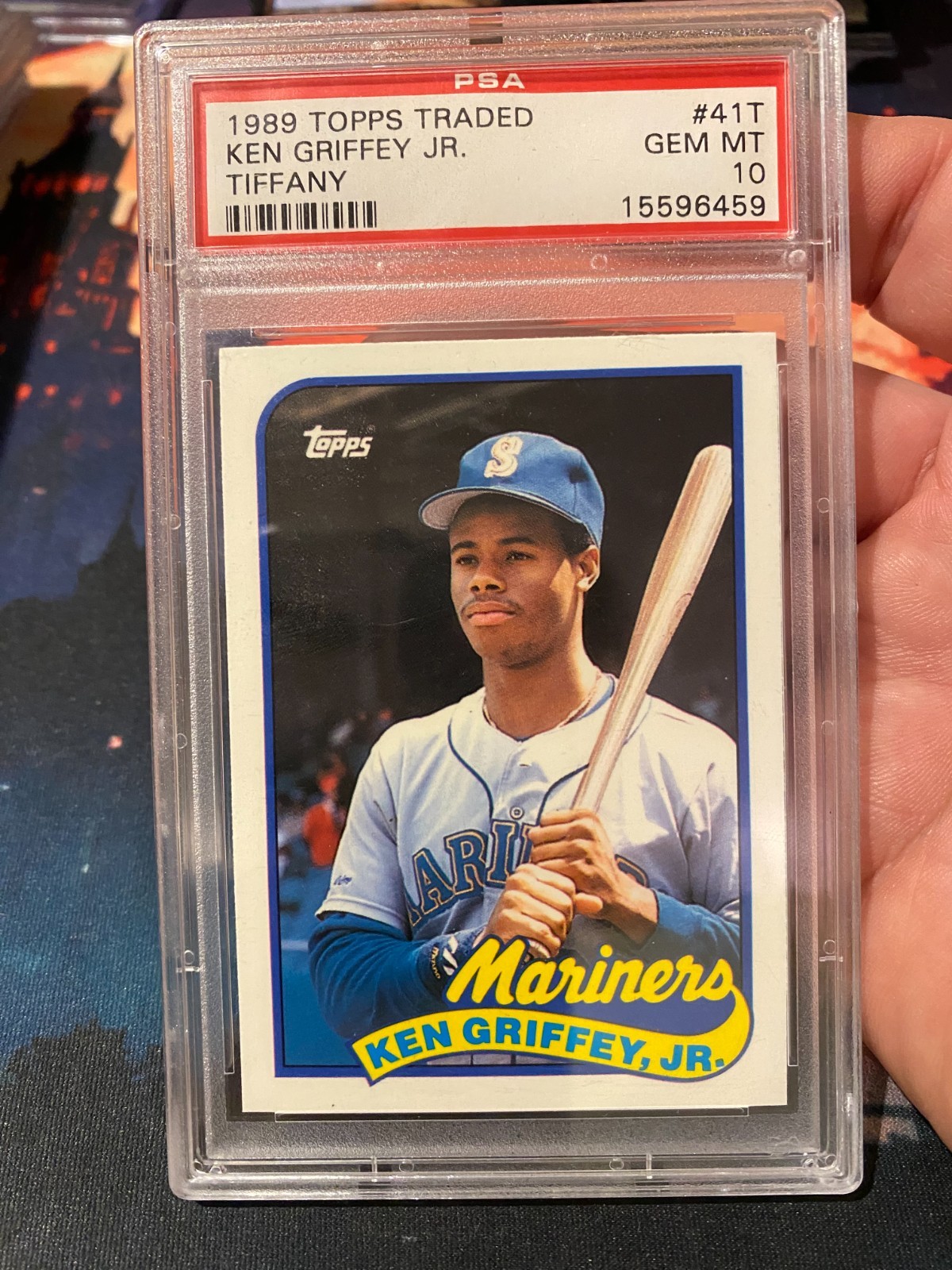 Ken Griffey Jr. 1989 Topps Traded Tiffany #41T Base Price Guide