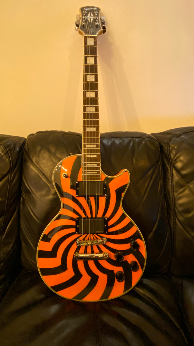 Epiphone Zakk Wylde Les Paul Custom - Orange Buzz Saw Electric