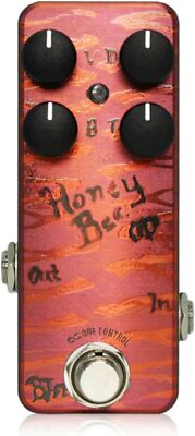 One Control Honey Bee OD 4K Mini Custom Guitar effects pedal Made