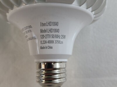 TCP LHID10040 LED HID Retrofit 25W-4000K-E26- for sale online | eBay