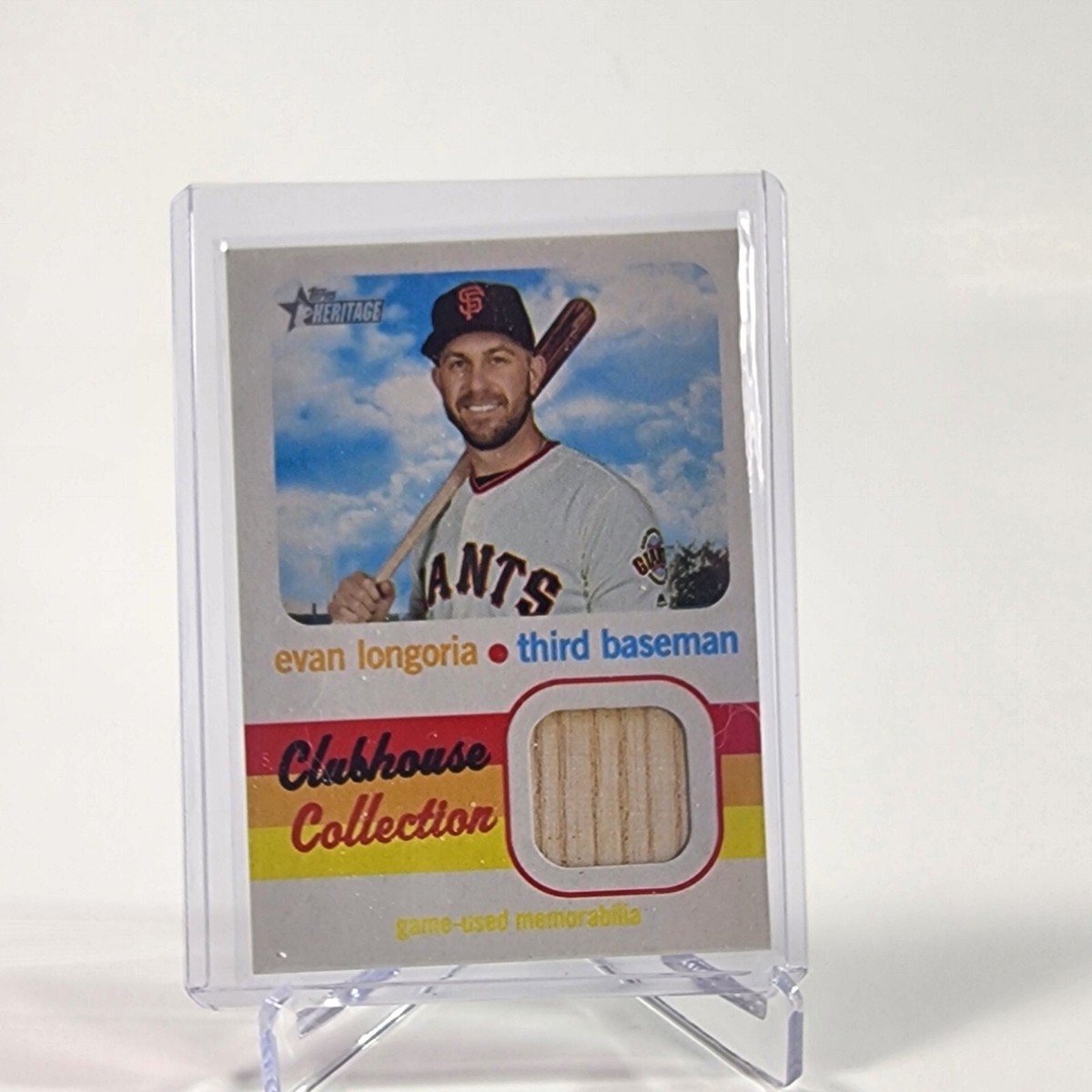 EVAN LONGORIA TOPPS 自筆サイン GAME USED パッチ EVAN LONGORIA