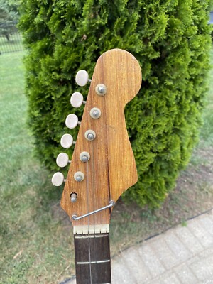 Vintage 1960's Teisco Sunburst 2 Pickup Japan Electric Guitar FREE