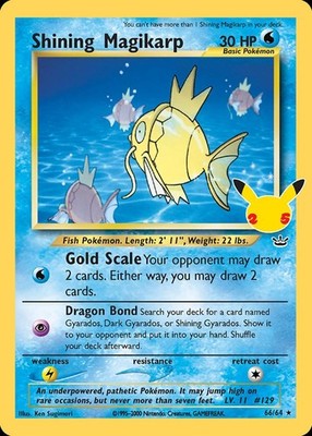Pokemon Shining Magikarp (66/27) Celebrations Classic Collection