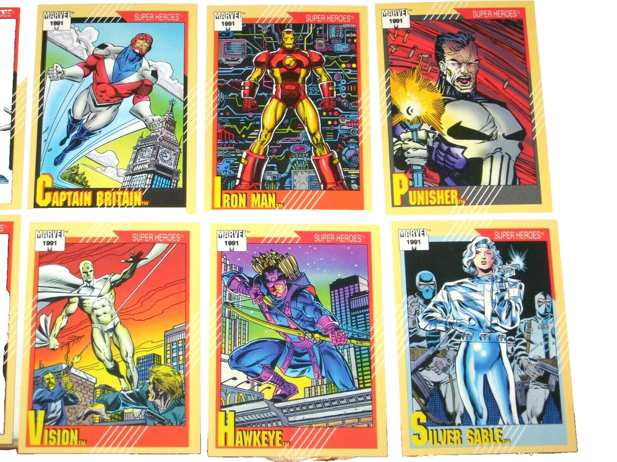 1991 Marvel Universe Series 2 Trading Card COMPLETE BASE SET #1