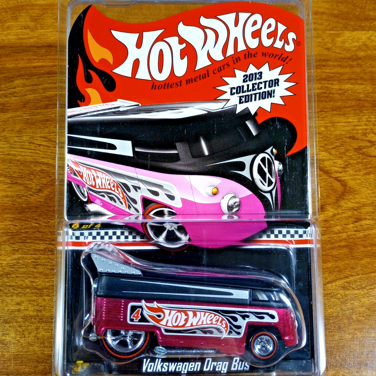 Hot Wheels RLC 2013 Collector Edition VW Volkswagen Drag Bus Mail