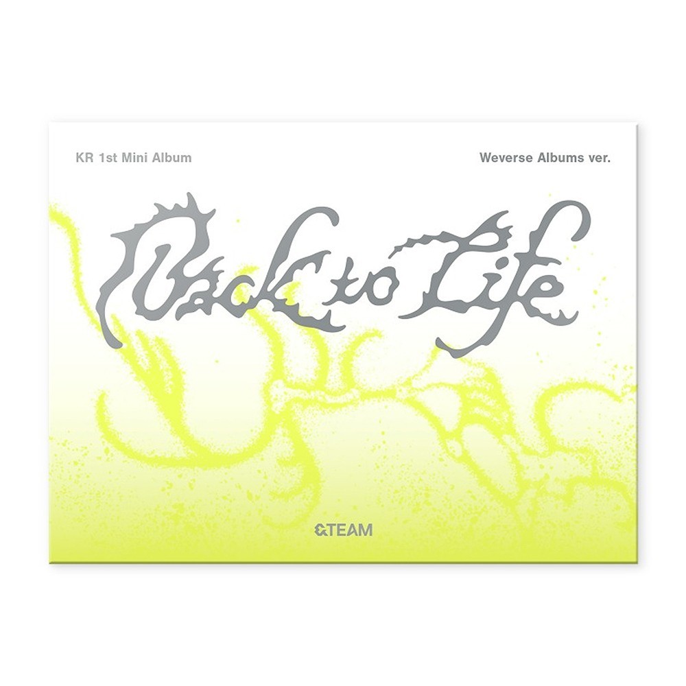 &TEAM BACK TO LIFE KR 1st Mini Album PHOTO CARD BOX(WEVERSE Ver