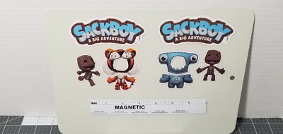 Sackboy Magnet Set, Keychain, Backpk/Hat Pin, Stylus PS Pen,Stress