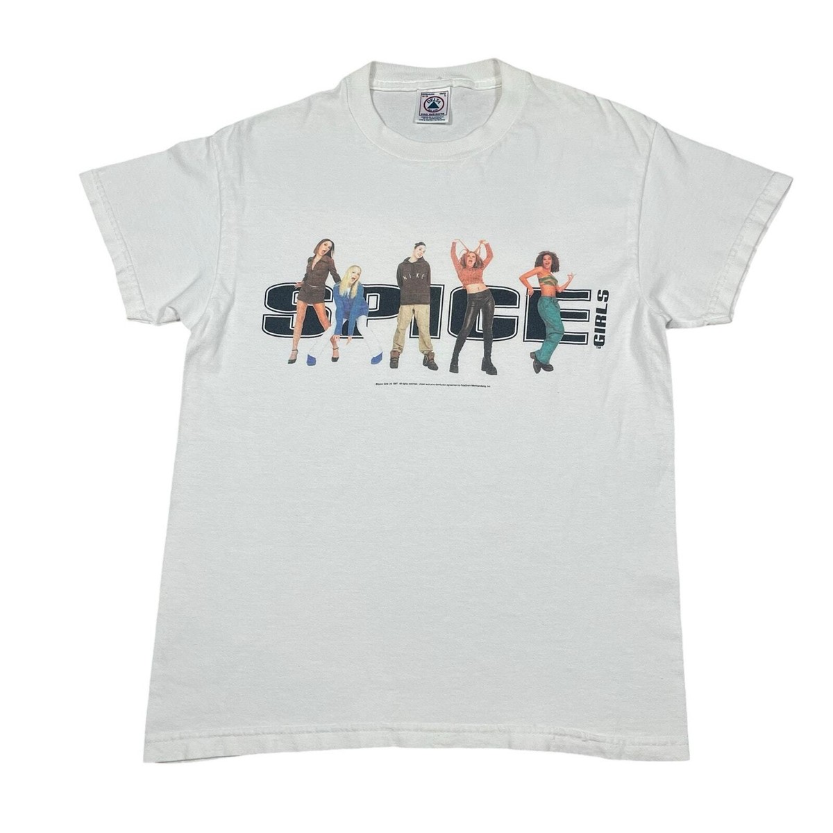 Vintage 90s Spice Girls T Shirt Youth Large Women's Small 1997