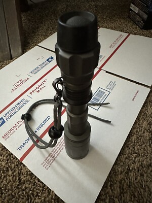 Surefire L6 HA WH Digital Lumamax KL6 Flashlight w/ SW02 Tailcap +