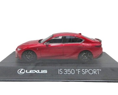 1/43 Lexus IS350 F SPORT Red Dealer Kyosho Model Car Diecast Japan