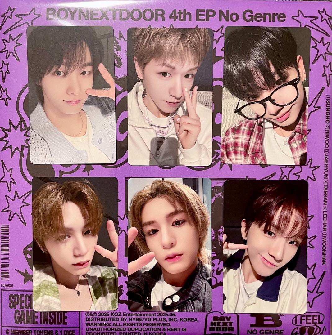 BOYNEXTDOOR no genre HMV Lucky Draw Official Photocard | eBay
