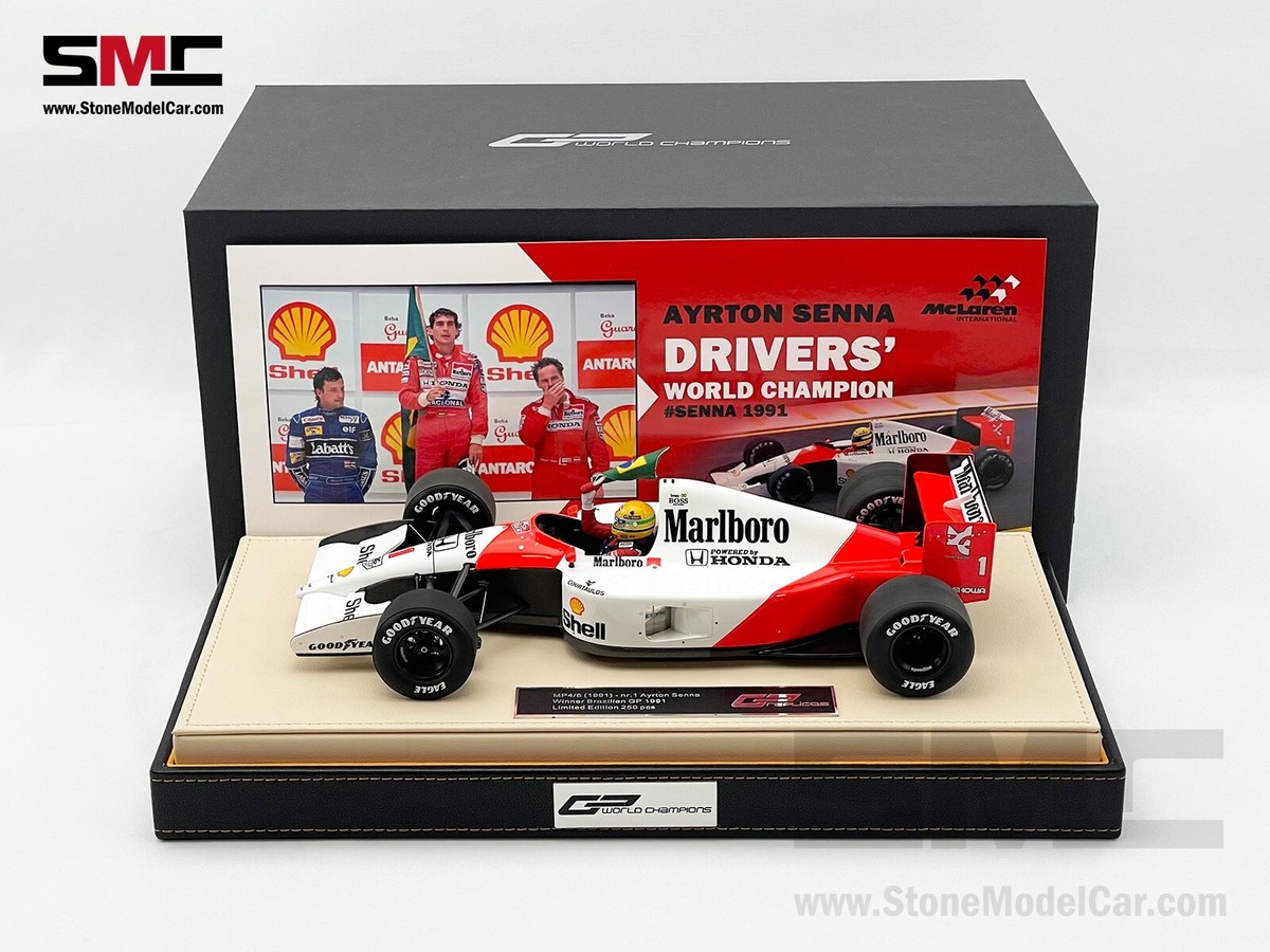 Mclaren F1 MP4/6 Ayrton Senna Brazil 1991 World Champion 1:18 GP