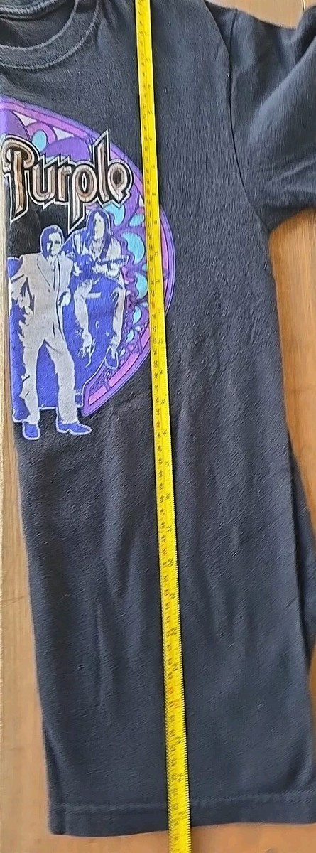 Vintage DEEP PURPLE Concert 90s Original Band Image T Shirt Size