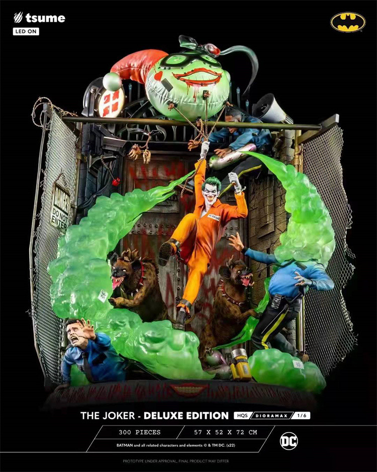 TSUME HQS JOKER DIORAMAX Limited Statue Figure 1/6 Model Deluxe