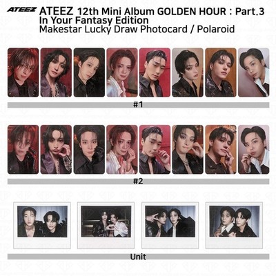 ATEEZ Golden Hour Part.3 IYFE In Your Fantasy MakeStar LuckyDraw