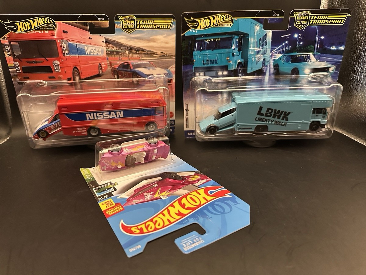 Hot Wheels JDM Team Transport 94 Nissan 300ZX GTS & Euro Hauler