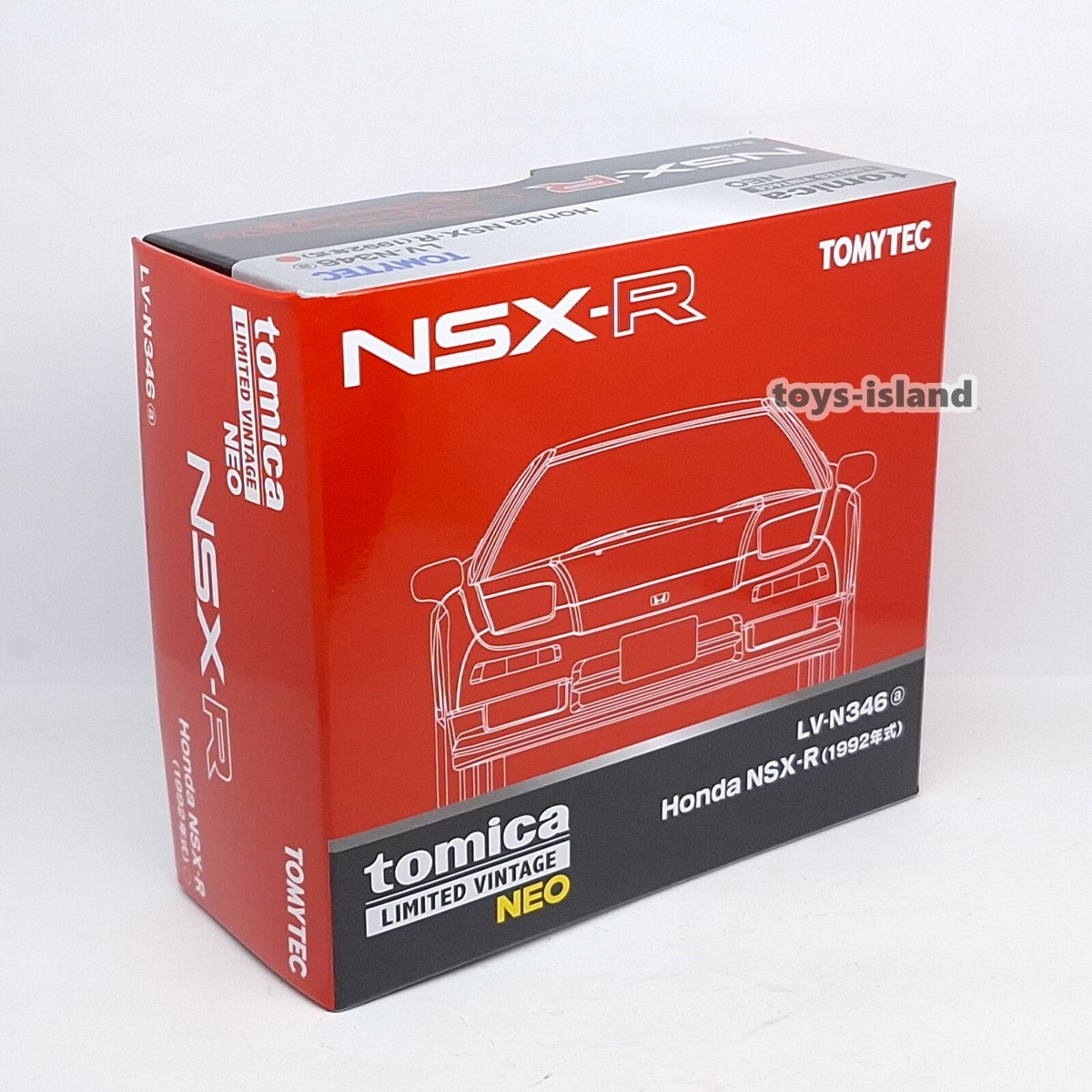 Tomica Limited Vintage NEO LV-N346a Honda NSX-R 92' 1/64 TOMYTEC