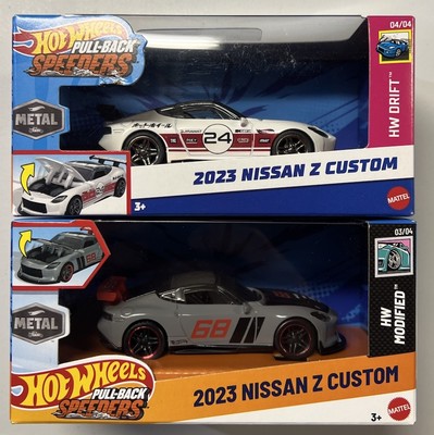 NEW 2025 Hot Wheels Pull-Back Speeders 2023 Nissan Z Custom LOT 2