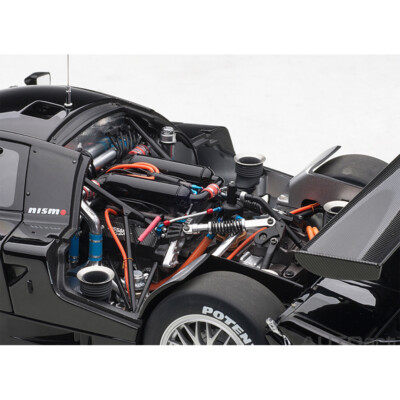 1998 NISSAN R390 GT1 LeMANS BLACK 1:18 by AUTOart 89878 LIMITED