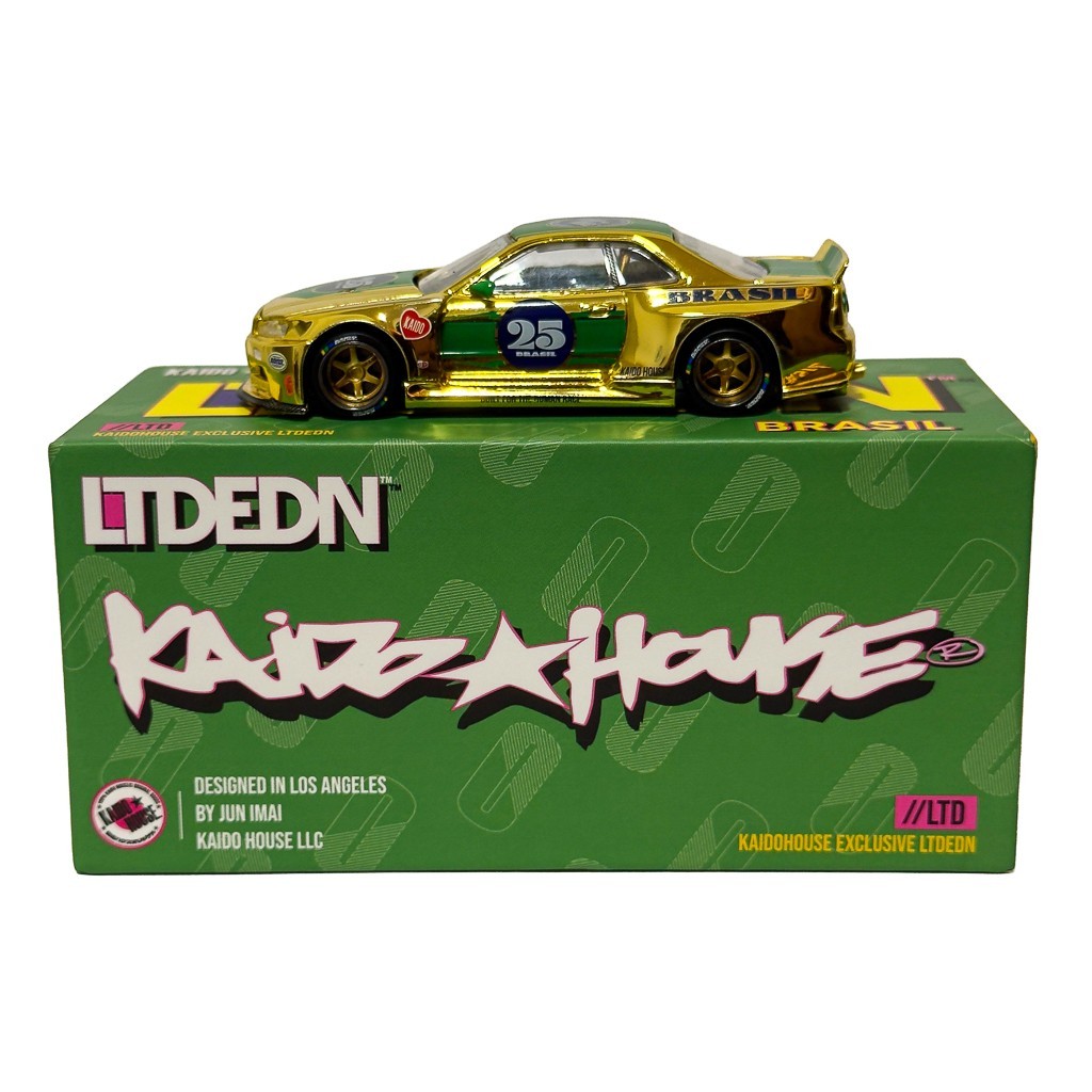 Kaido House LTDEDN Nissan Skyline GT-R R34 Salão DieCast 2025