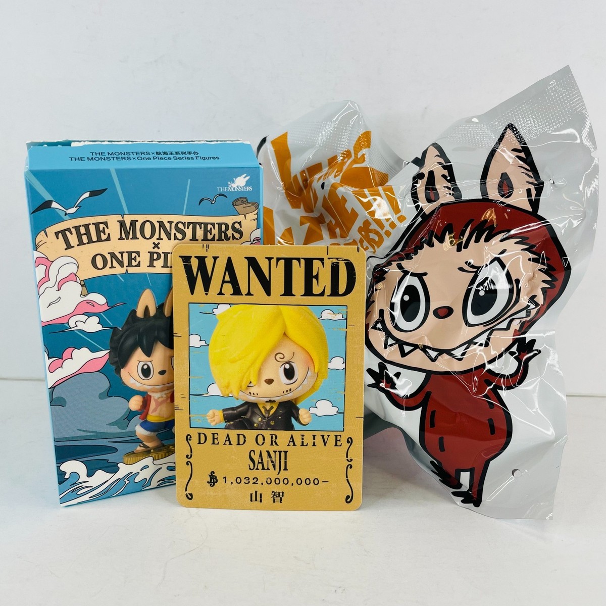 POP MART Labubu The Monsters x One Piece Figure Toy Doll - SANJI