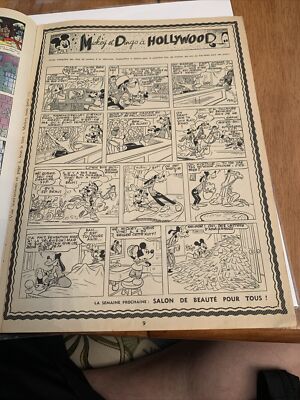 Mickey Magazine 89 June 1952 French Issue Super Rare And Very Cool