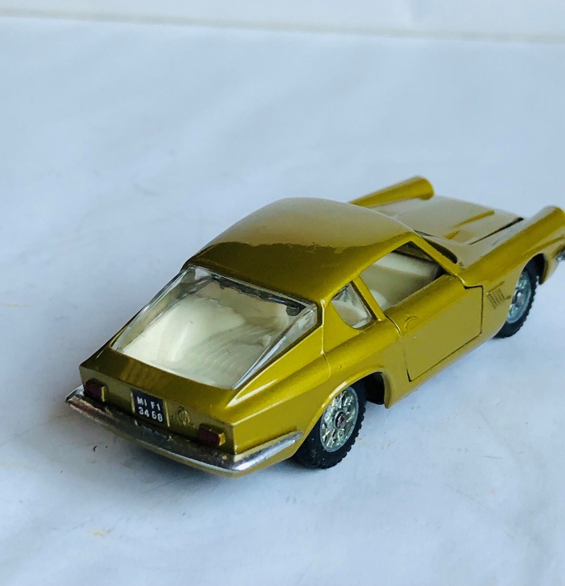 Mebetoys A10 Maserati Mistral Coupe, gold colour, boxed, near mint