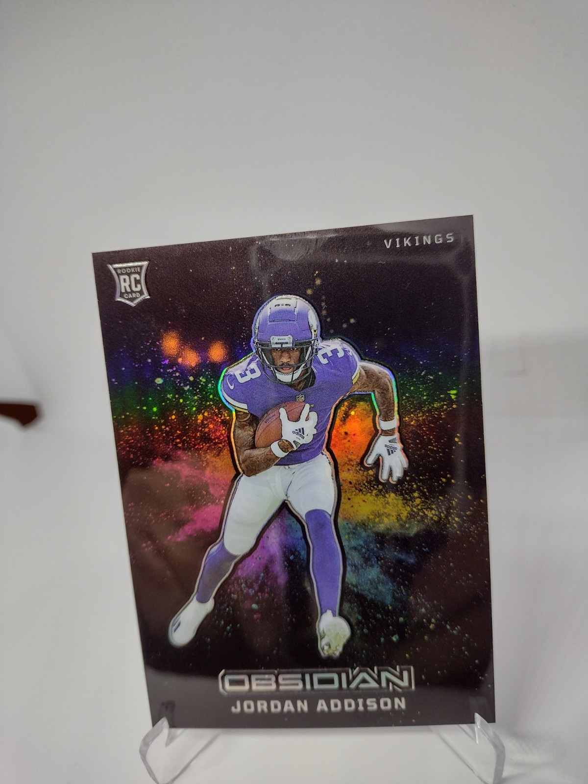 Jordan Addison 2023 Obsidian #7 Black Color Blast /(SSP) Price