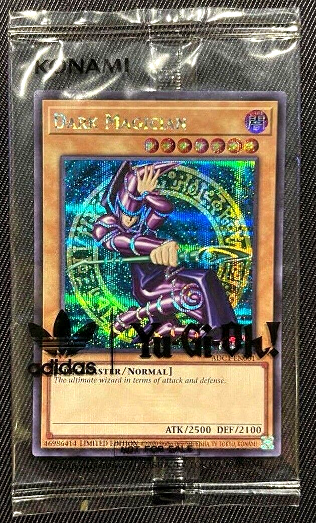 Yugioh Dark Magician ADC1-EN001 Secret Rare Card ADIDAS Limited
