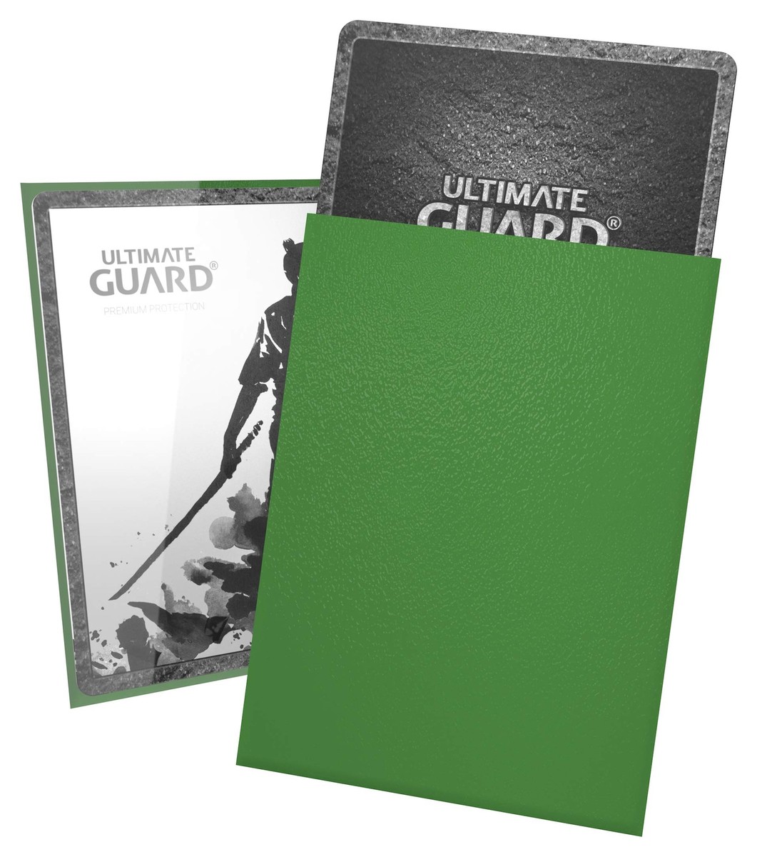 Ultimate Guard Katana Standard Size Card Sleeves 100 pieces Green