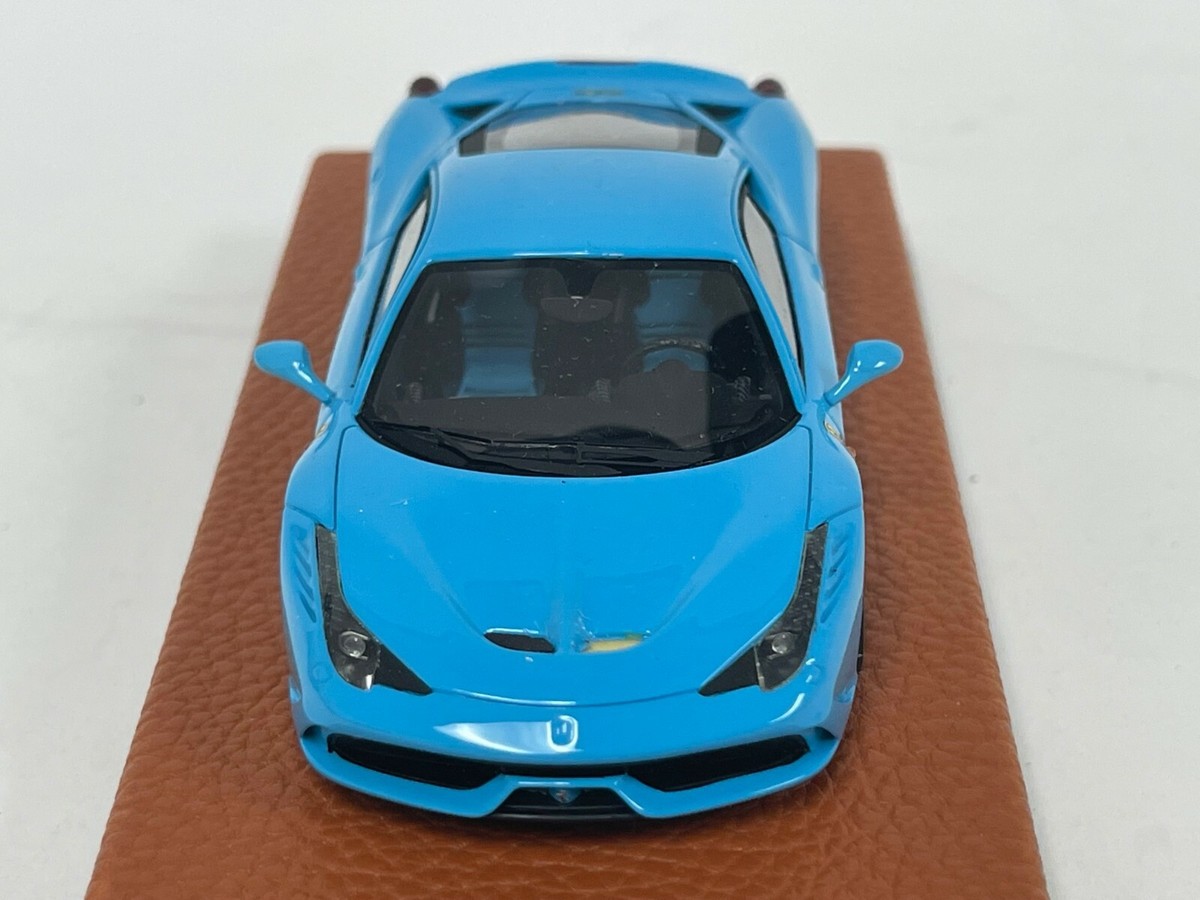 1/43 Looksmart Ferrari 458 Speciale in Baby Blue with Titanium
