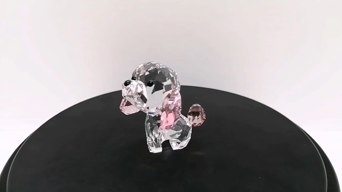 Swarovski Puppy Rosie The Poodle Crystal Figurine #5063331 No box
