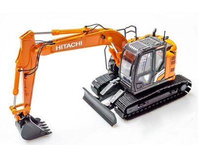 1/50 Hitachi ZAXIS 135US-7 Compact Excavator Metal Tracks Diecast