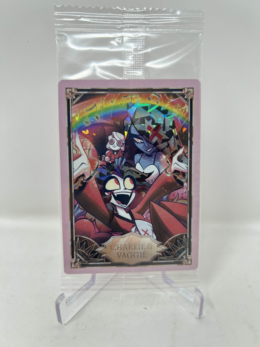 ✨ Hazbin Hotel Trading Cards Charlie & Vaggie Cracked Ice Promo