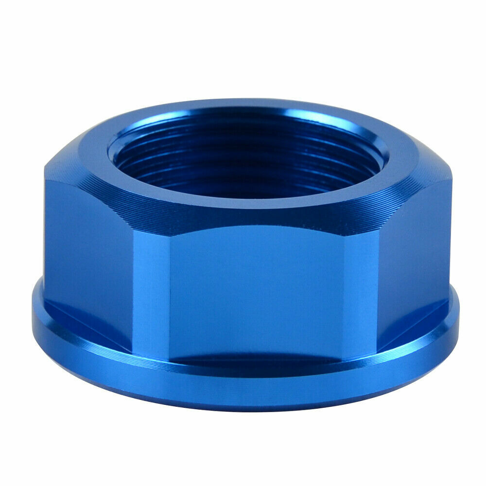 HONDA CRF150F 2003-2017 REAR AXLE SPINDLE FLANGED NUT ALUMINIUM