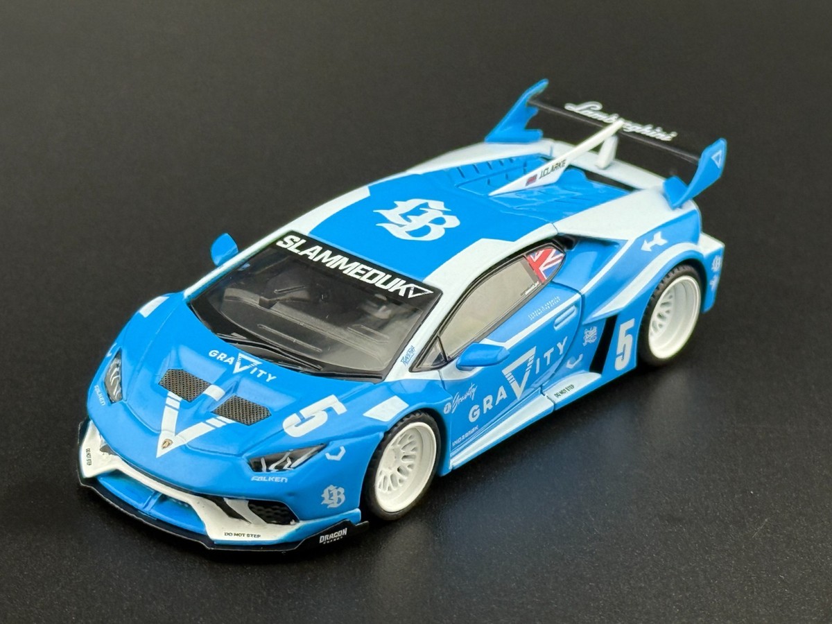 Mini GT LB WORKS Lamborghini Huracán GT GRAVITY Blue #1055 1/64 | eBay
