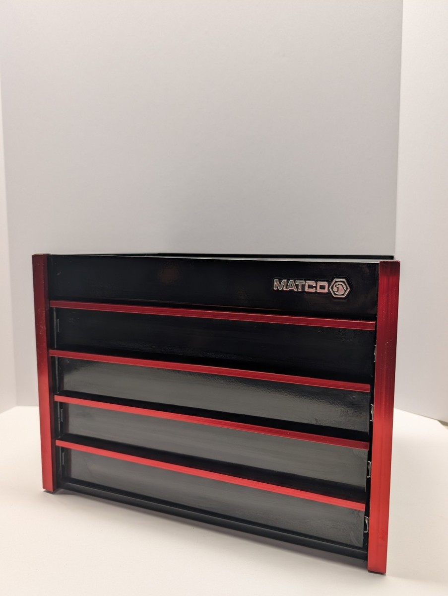 Matco 'Mini' Collector Tool Box Black With Red Trim 12”x 10”x8