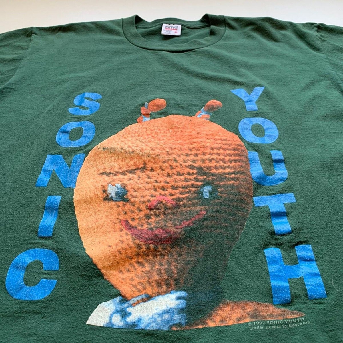 Vintage 90s 1992 Sonic Youth Dirty Brockum Band T Shirt Mens X