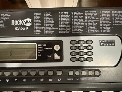 Rock Jam RJ-654 Musical Electric Keyboard (54 Keys) w/ STAND | eBay