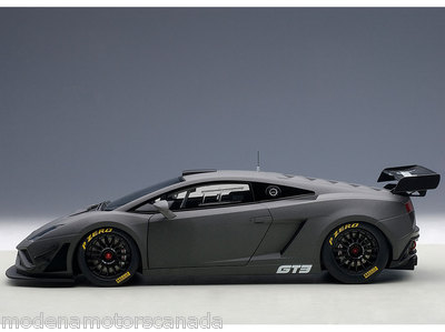 2013 LAMBORGHINI GALLARDO GT3 FL2 DARK GRAY 1:18 by AUTOART #81360