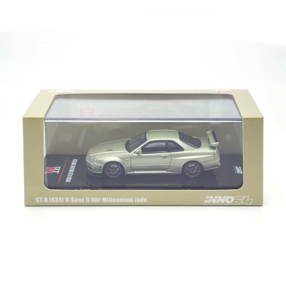 INNO64 NISSAN SKYLINE GT-R R34 V-SPEC II MILLENNIUM JADE SEALED | eBay
