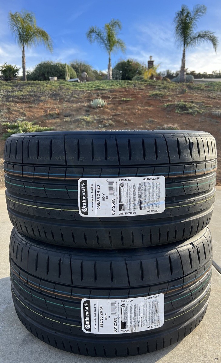 285/35ZR20 Continental ExtremeContact Sport 02 Tires | Set of 2